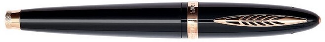 Pineider Modern Time  Black/Rosegold Fountain Pen SALE 